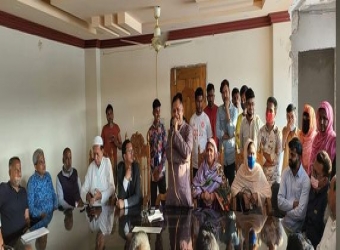 আমতলী পৌরসভার  গৃহ ও ভুমিহীনদের সাথে মতবিনিময় সভা